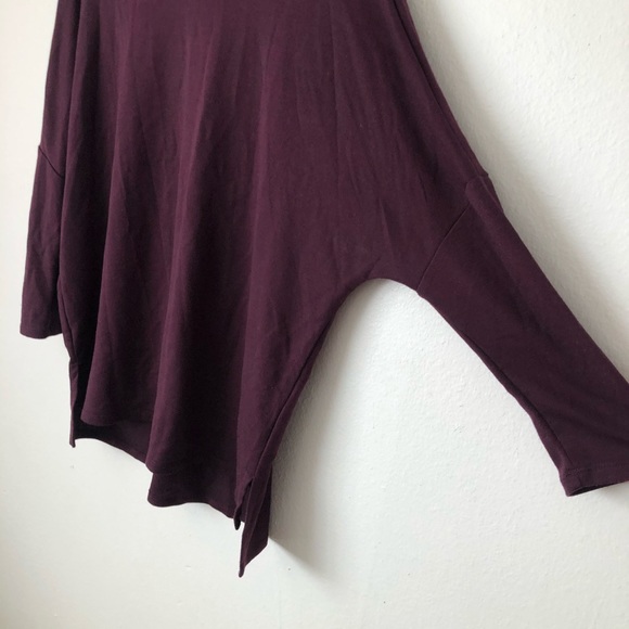 Caslon Purple Knit Mock Neck Dolman Sweater Top - Picture 4 of 9